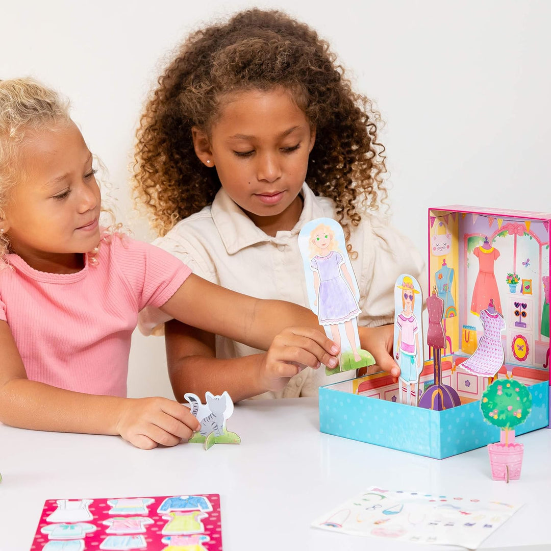 Learning Resources PaperCraft Sweet Boutique, Papierpuppen, Mode Boutique Spielzeug, Kinder Papier S