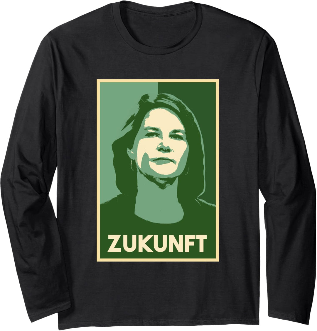 Baerbock Zukunft Grüne Bündnis 90 Bundeskanzlerin Kanzlerin Langarmshirt