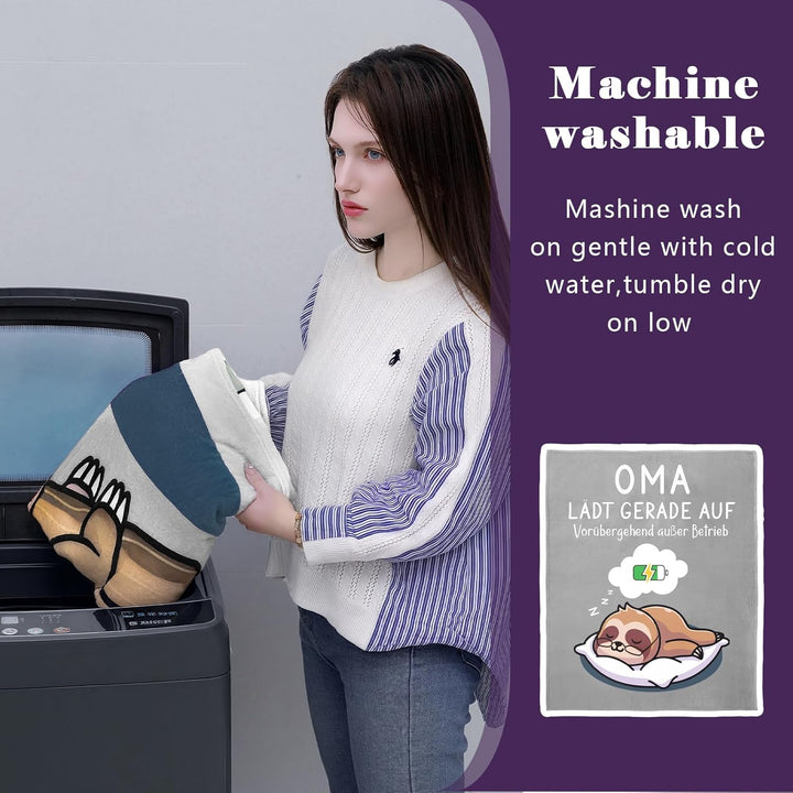 Geschenke für Oma - Kuscheldecke Beste Oma Geschenk, Geburtstagsgeschenk Geburtstag Muttertagsgesche