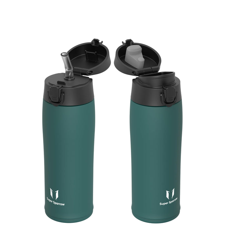 Super Sparrow Trinkflasche Edelstahl - Trinkbecher - 350ml, 500ml, 750ml, 950ml - BPA-Frei, Auslaufs