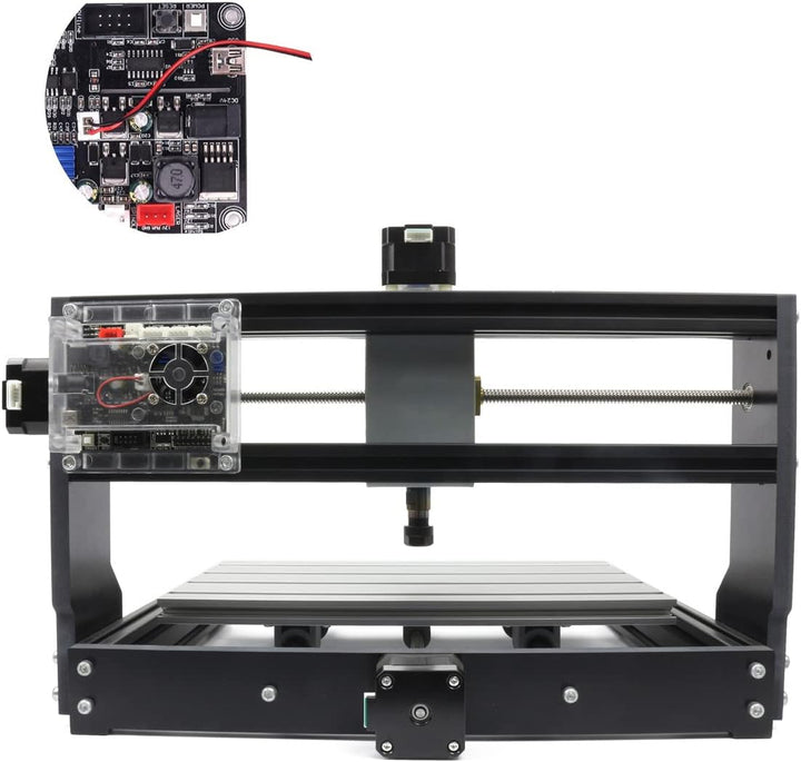 RATTMMOTOR CNC 3018 Pro Engraving Machine,3 Achsen GRBL Streurung, 4G-USB-Flash-Laufwerk, Arbeitbere