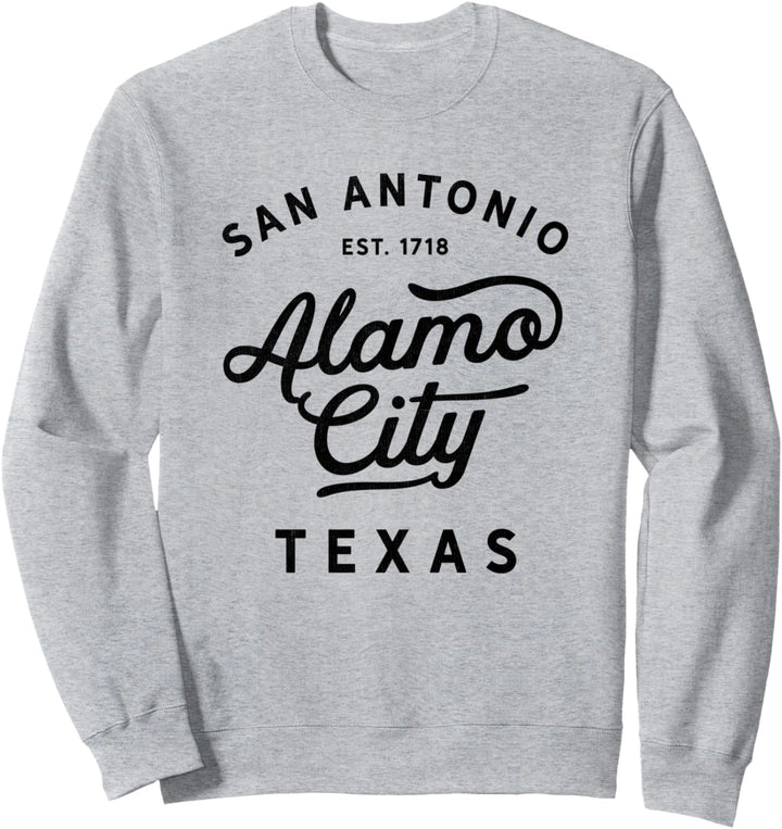 Classic Retro Vintage Alamo City San Antonio Texas Design Sweatshirt