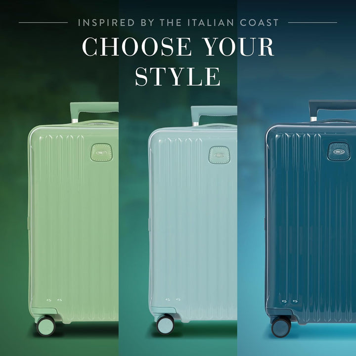Brics Positano - 4-Rollen-Trolley M 69 cm erw. Sea Green, Sea Green