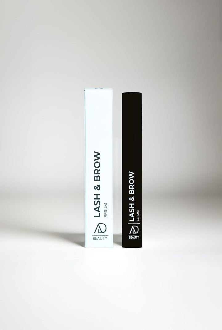 Wimpernserum AD BEAUTY Lash & Brow Serum – für längere Wimpern & dichtere Augenbrauen – hormonfrei &