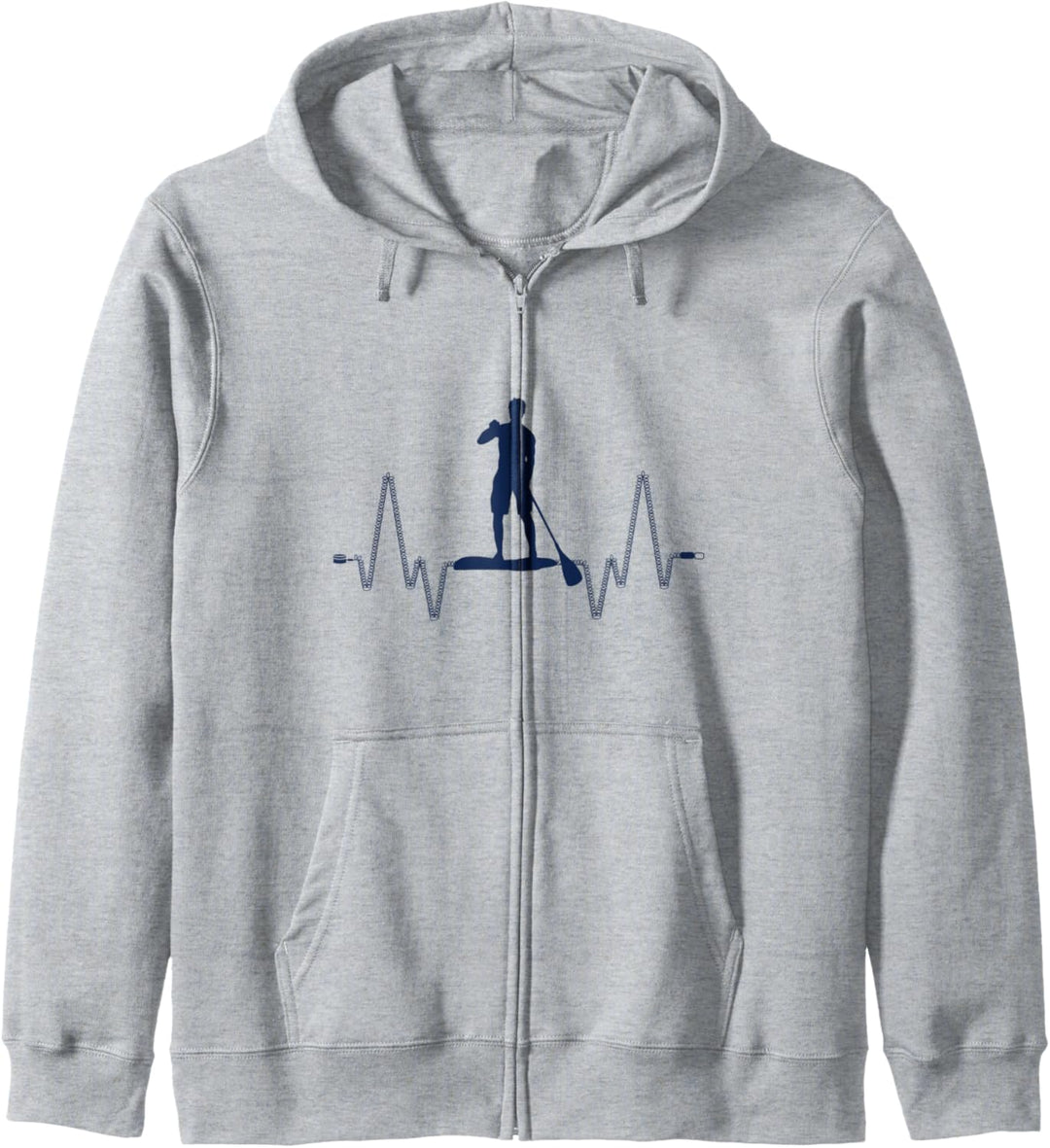 SUP Liebe Stand Up Paddler Wassersport Herzschlag MRT Kapuzenjacke