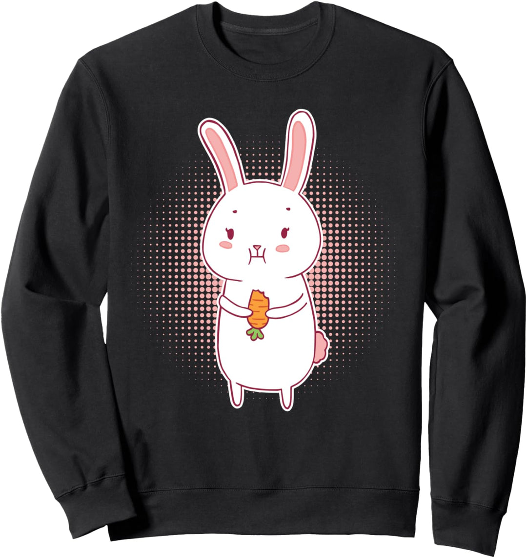 Hase isst Karotten Karotte Sweatshirt