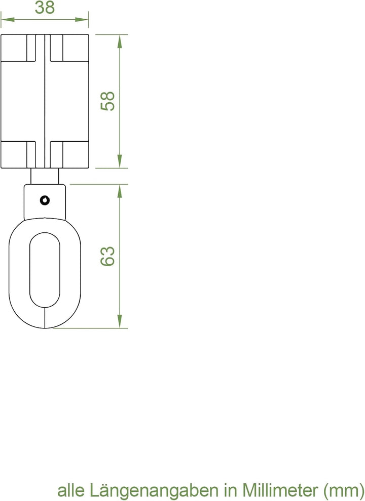 DIWARO.® | Schneckengetriebe für Markisen | Untersetzung 7:1 | blank | 13mm Innenvierkant | Markisen