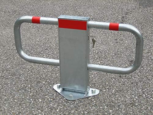 Mannus Parkplatz Sperrbügel TUB 2020, Parkplatzabsperrung, Stahl feuerverzinkt – B:78cm, H:47,5cm, M