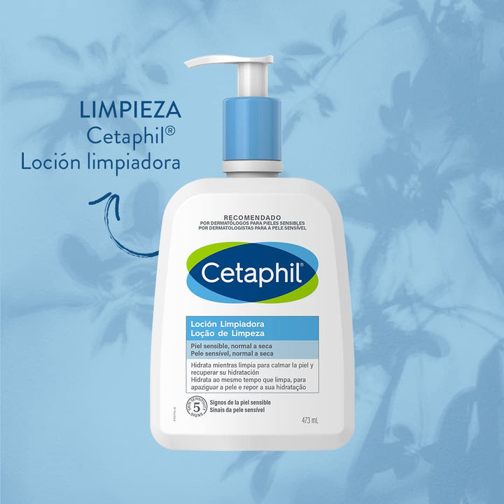 Cetaphil Locion Limpiadora 500 Ml Unparfümiert 473 ml (1er Pack), Unparfümiert 473 ml (1er Pack)