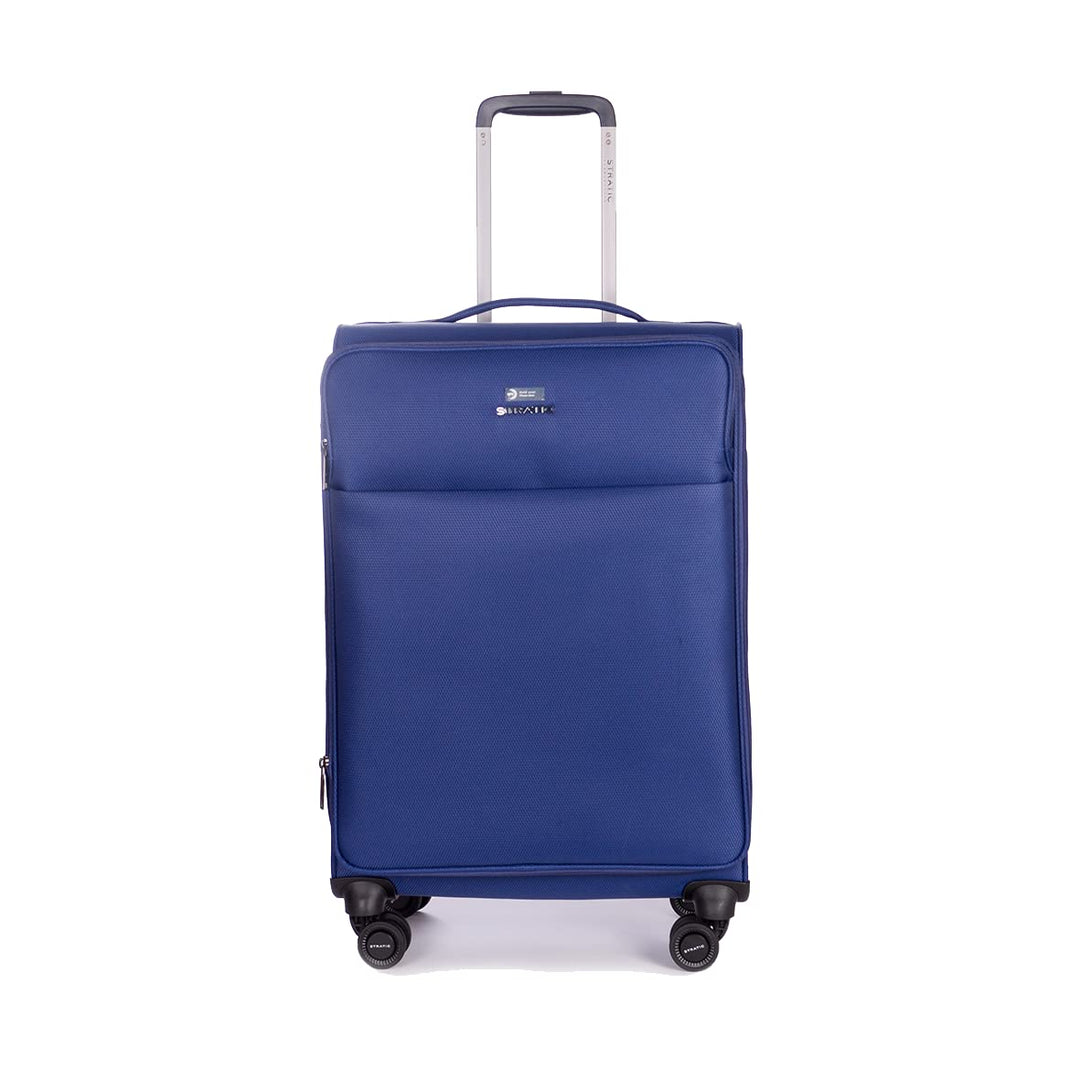 Stratic Light + Koffer Weichschale Reisekoffer Trolley Rollkoffer mittelgross, TSA Kofferschloss, 4