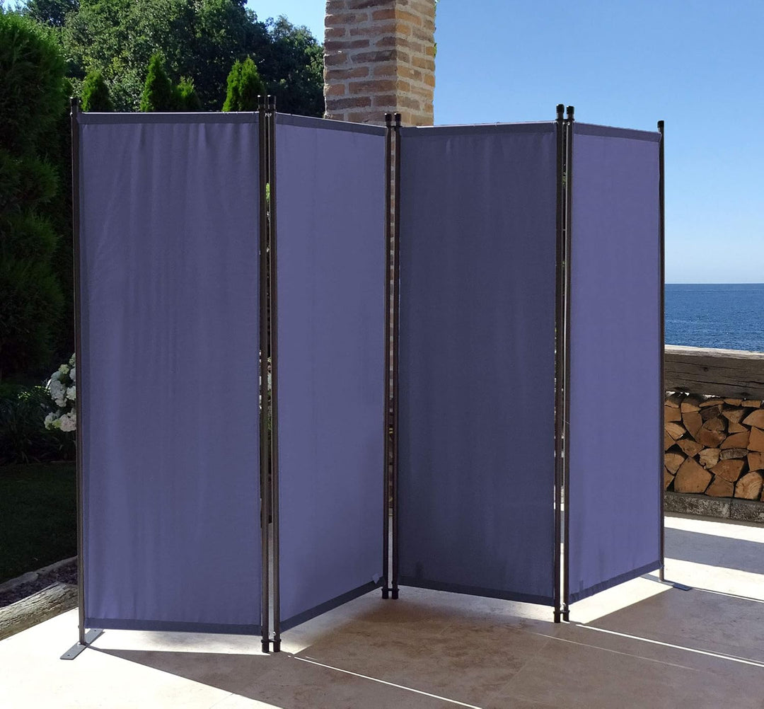 QUICK STAR Ersatz Bezug Paravent 4 Teilig 165 x 220 cm Raumteiler Trennwand Sichtschutz Bespannung B