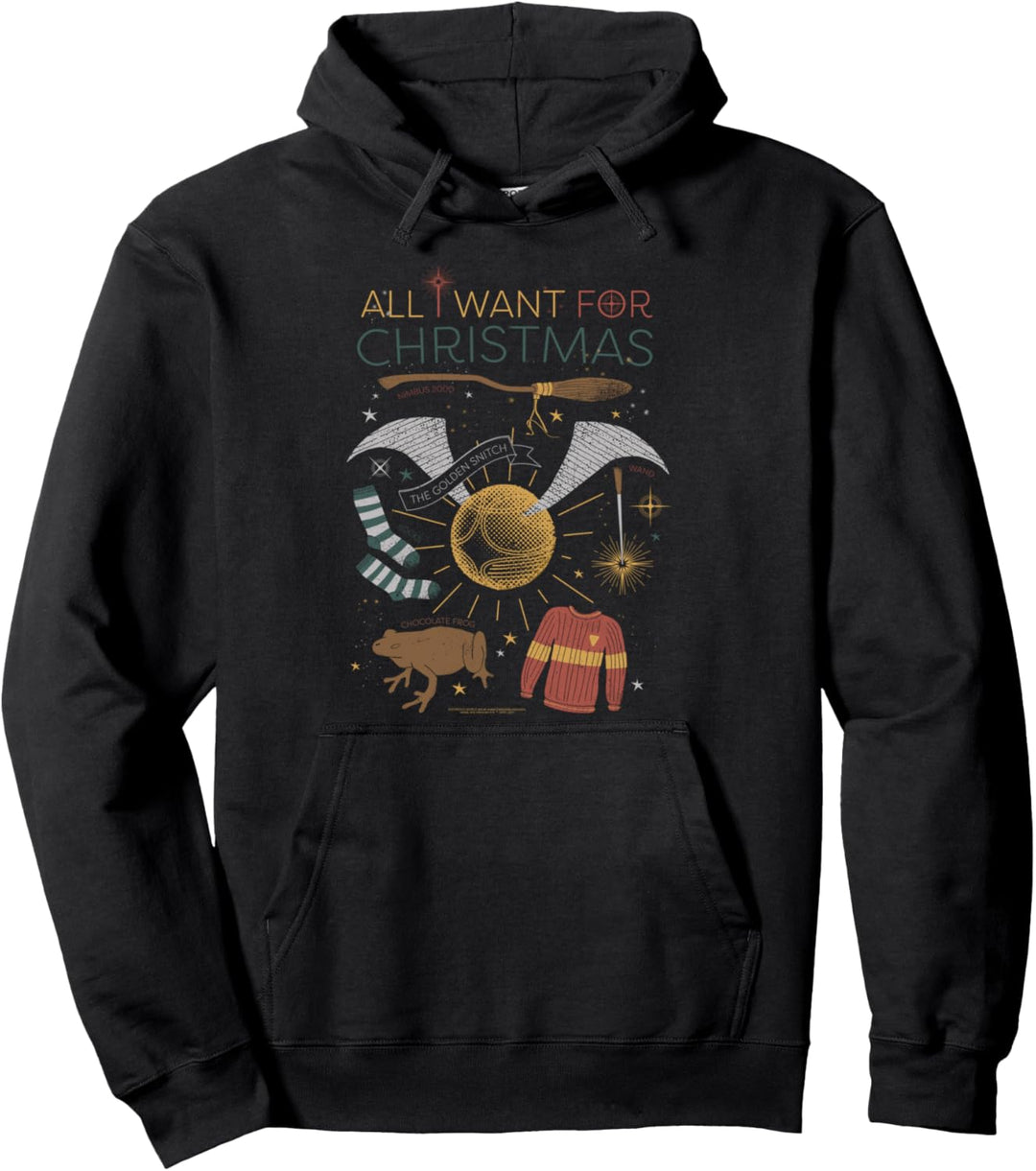 Weihnachten Harry Potter All I Want For Christmas Pullover Hoodie