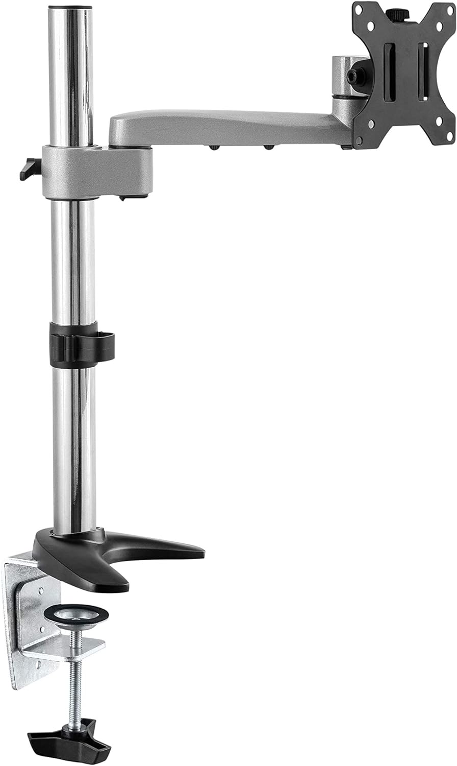 RICOO Monitor Halterung Tisch, VESA Tischhalterung für 13-30 Zoll, Monitorhalterung 1 Monitor Arm TS