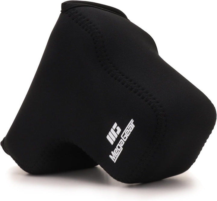 MegaGear Panasonic Lumix DC-GX9 (12-60mm) Ultraleichte Kameratasche aus Neopren - Schwarz, Schwarz