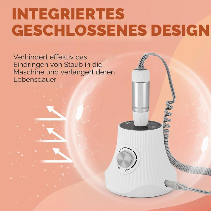 JCMASTER® Touch Nagelfräser 30.000 U/Min - Deutsche Marke - Elektrische Nagelfeile für Gelnägel Acry