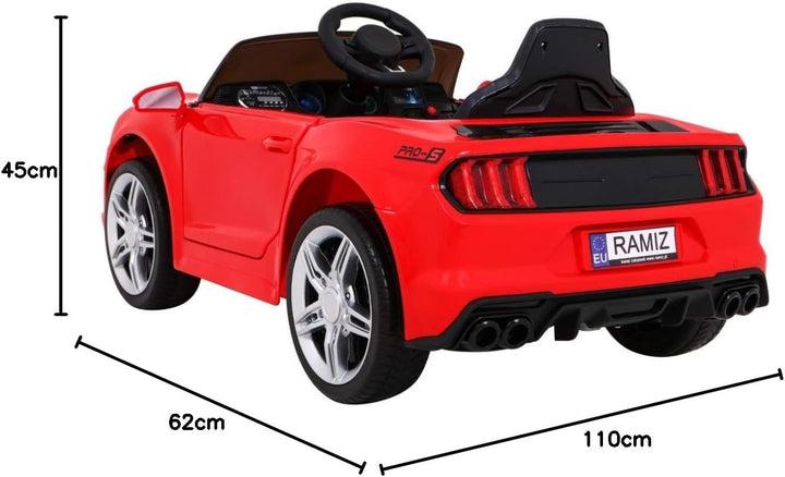BSD Elektro Kinderauto Elektrisch Ride On Kinderfahrzeug Elektroauto Fernbedienung - Mustang BH-718A
