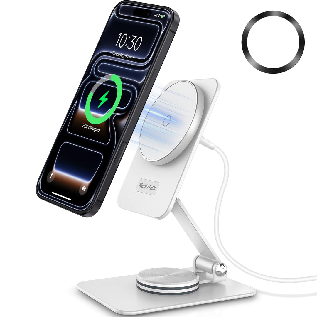 Magnetisches Kabelloses Ladegerät für Samsung Galaxy S25 Ultra/S24, Klappbarer Reise Mag Safe Ladest
