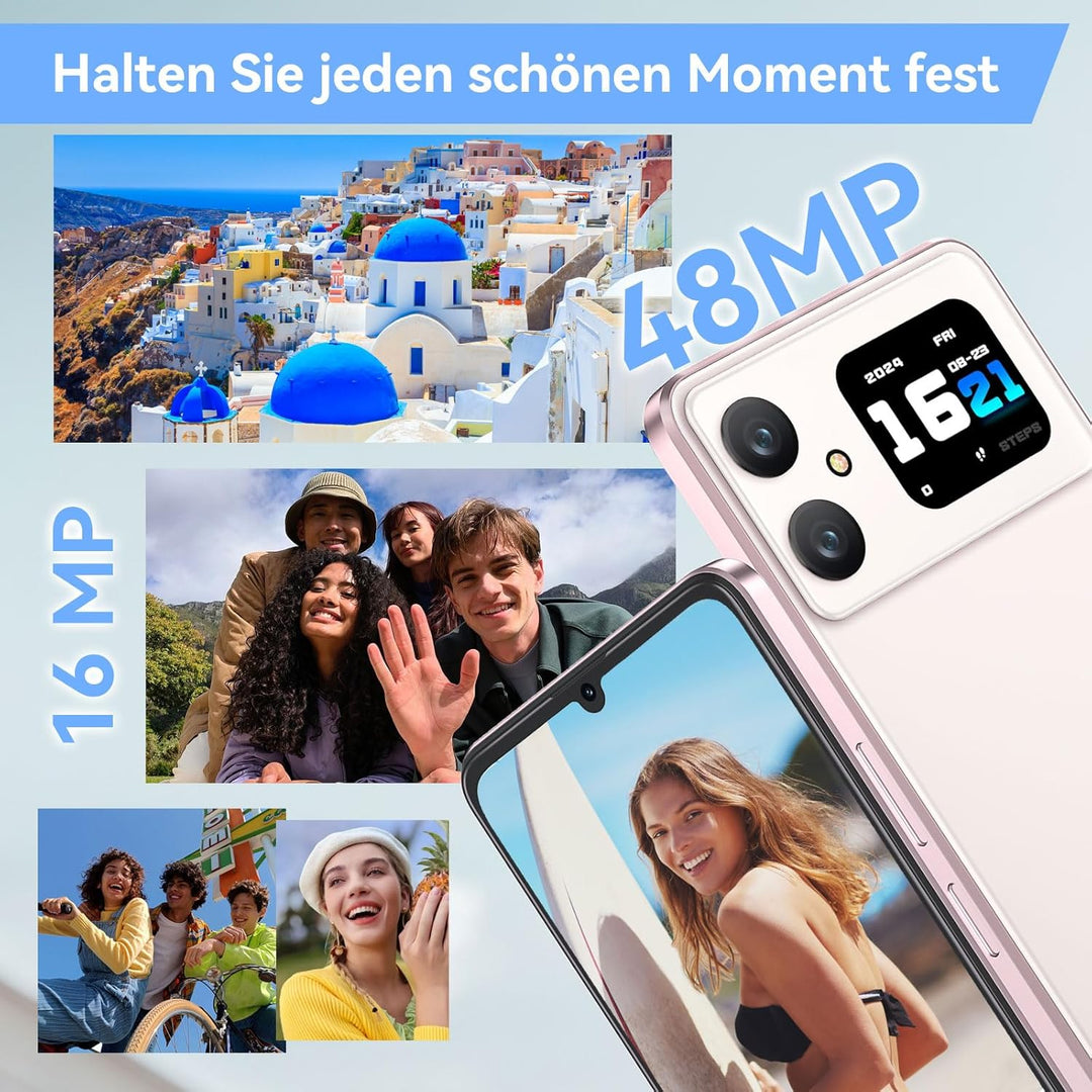 CUBOT A20 Handy Ohne Vertrag Android 14,6.8'' HD+ 12GB+128GB/1TB Erweiterbar Günstig Smartphone, Dua