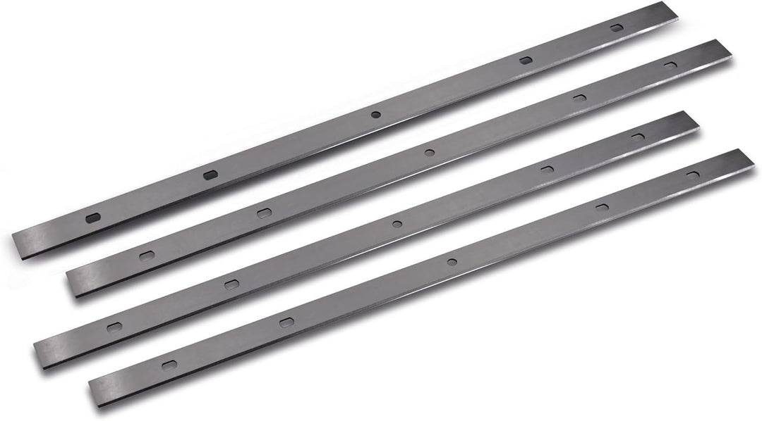 BAMATO Hobelmesserset HM4101 (4-tlg.) – 410 x 19 x 1 mm – HSS Streifenhobelmesser für Abricht- & Dic
