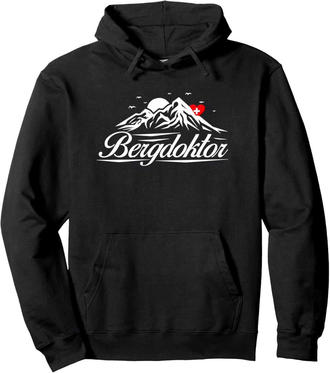 Bergdoktor Alpen Berge Wandern Trekking Klettern Zugspitze Pullover Hoodie