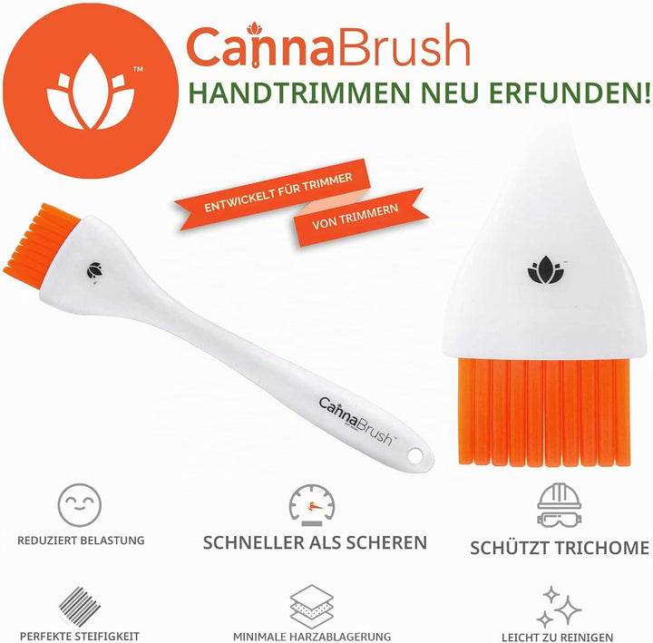 CannaBrush CB1000 Trimmbürste, Weiss, Weiss
