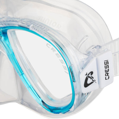 Cressi Perla Jr - Maske oder Combo Set Maske Perla Jr + Schnorchel Minigringo, Einheitsgrösse, Junio