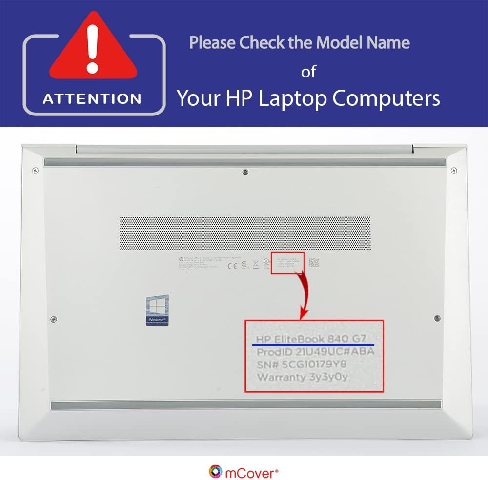 mCover Nur kompatibel mit 2020 ~ 2022 14 Zoll HP EliteBook 840 G7 / G8 (Intel CPU) | EliteBook 845 G