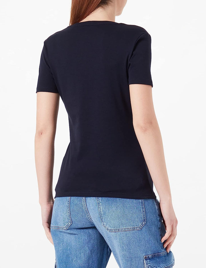 Tommy Hilfiger Damen Kurzarm Strickoberteile XS Blau (Desert Sky), XS Blau (Desert Sky)