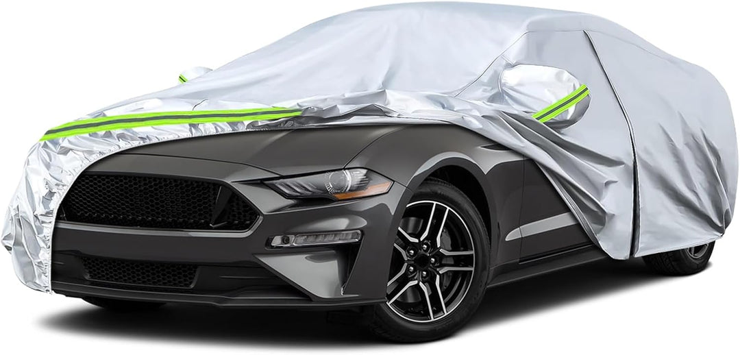 JUDANNA Autoabdeckung Outdoor Wasserdicht Passend für 2005-2024 Ford Mustang, Sommer Vollgarage Auto