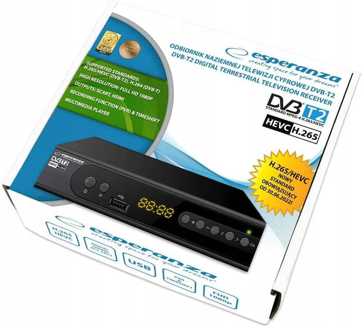 Esperanza EV106R TV Set-Top-Box-Kabel schwarz