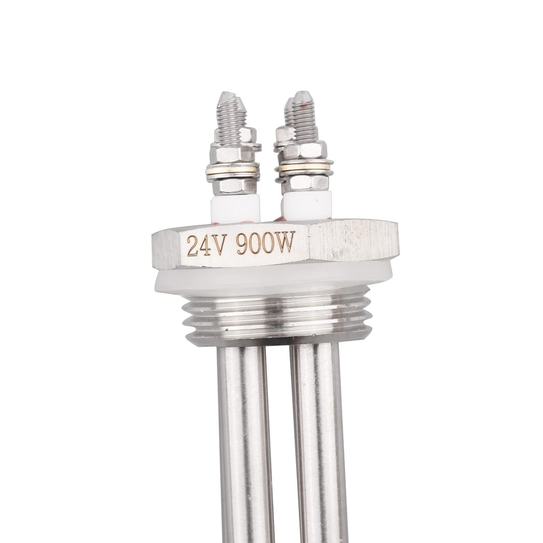 AIICIOO Heizelement Edelstahl 1 Zoll 2U 24V 900W, 24V 900W