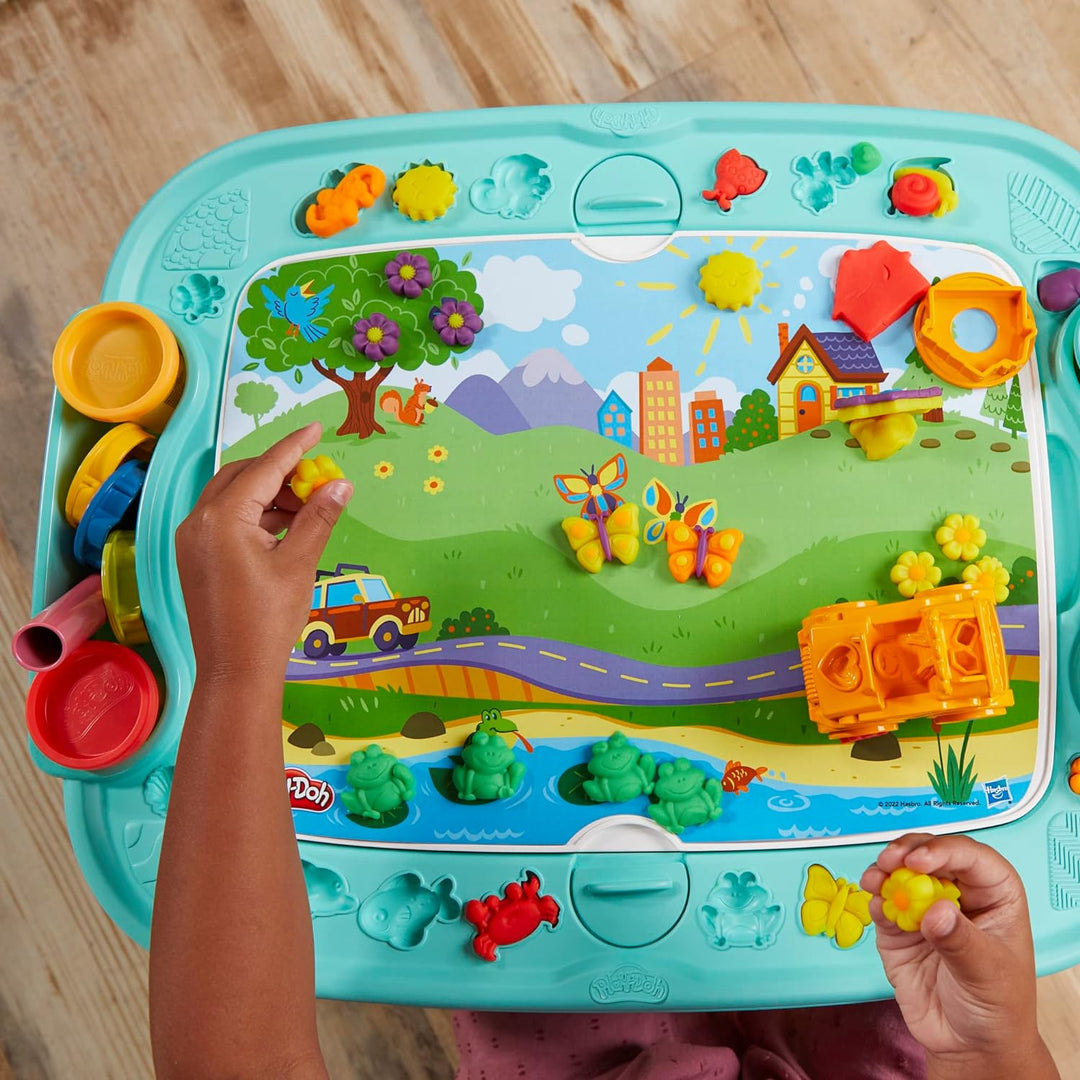 Play-Doh Knet- & Kreativ-Tisch Kinderspielzeug, 3+ Jahre