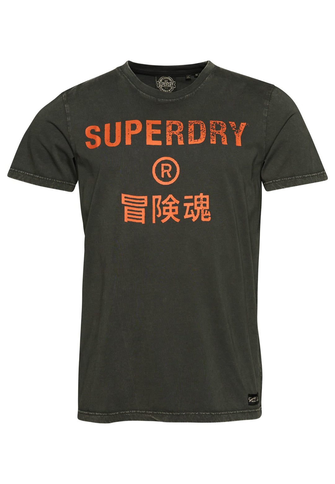 Superdry Herren Bedrucktes T-Shirt Hemd S Vintage Schwarz, S Vintage Schwarz