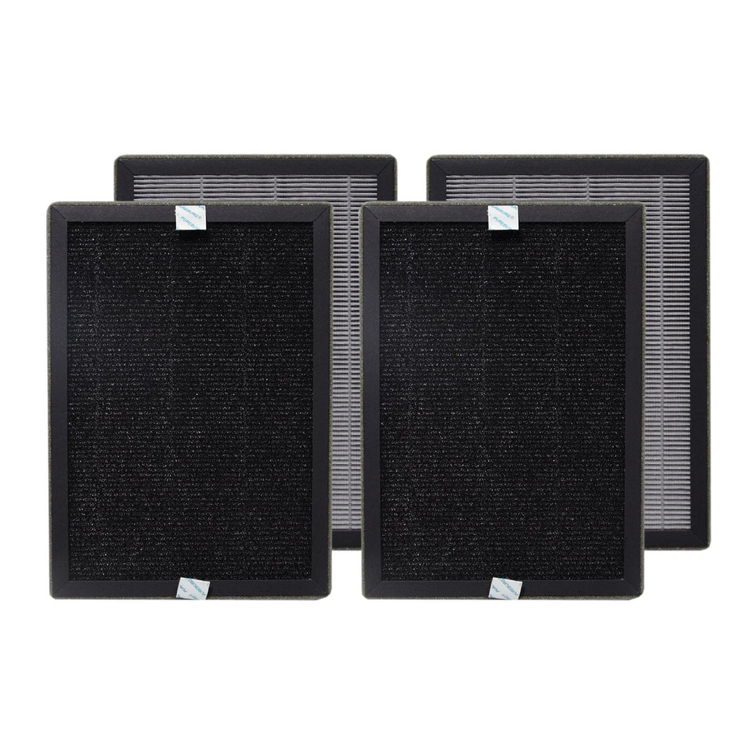 PUREBURG Ersatzfilter kompatibel mit Kärcher AF 20 Luftreiniger 2.863-056.0, 2er-Set (4 Stück) H13 T