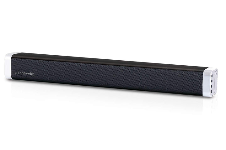 alphatronicsSound 1.4.0- Bluetooth 4.0 Soundbar, Schwarz mit Silber