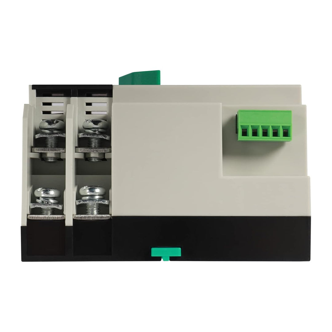 Automatischer Transferschalter Dual Power Übertragungsschalter AC 230V 2P 100A ATS PC Hutschiene Not