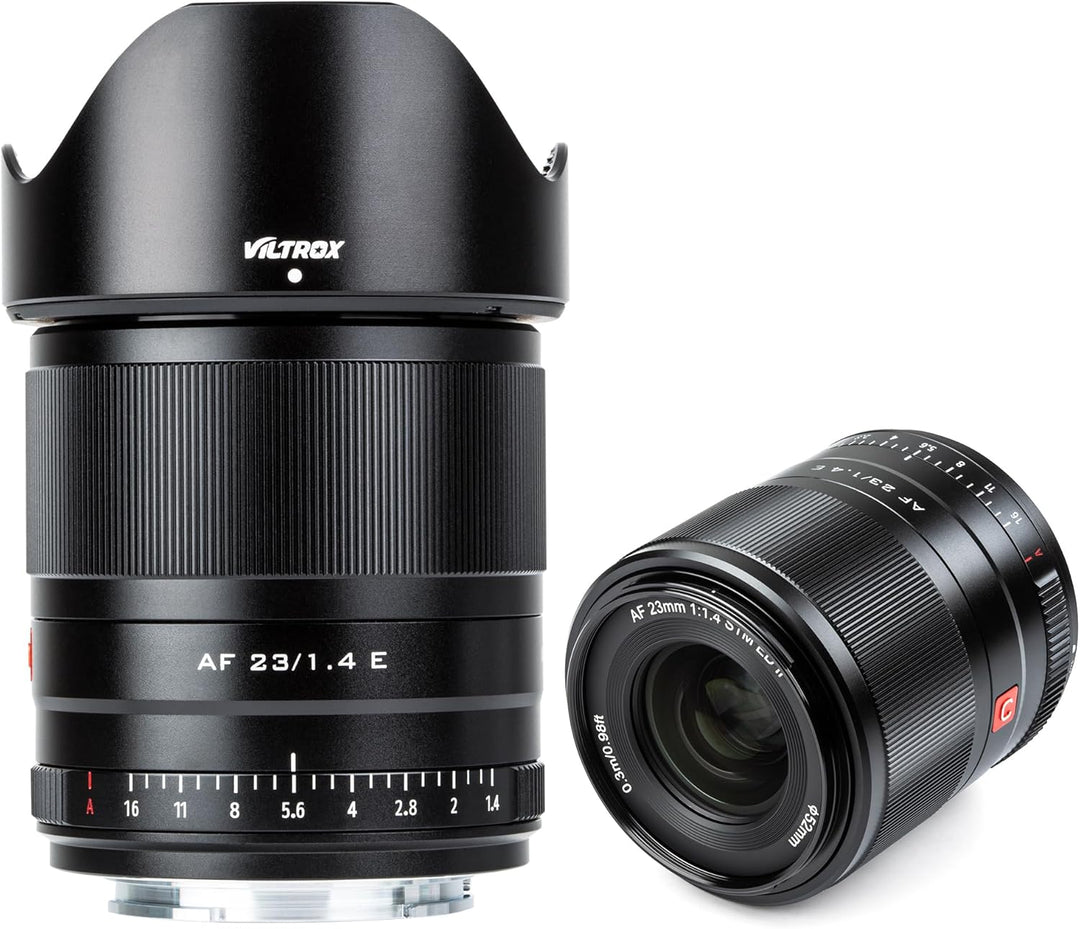 VILTROX AF 23mm F1.4 Prime Objektiv Autofokus für Sony E Mount Kameras(APS-C Format, Augen AF, einst