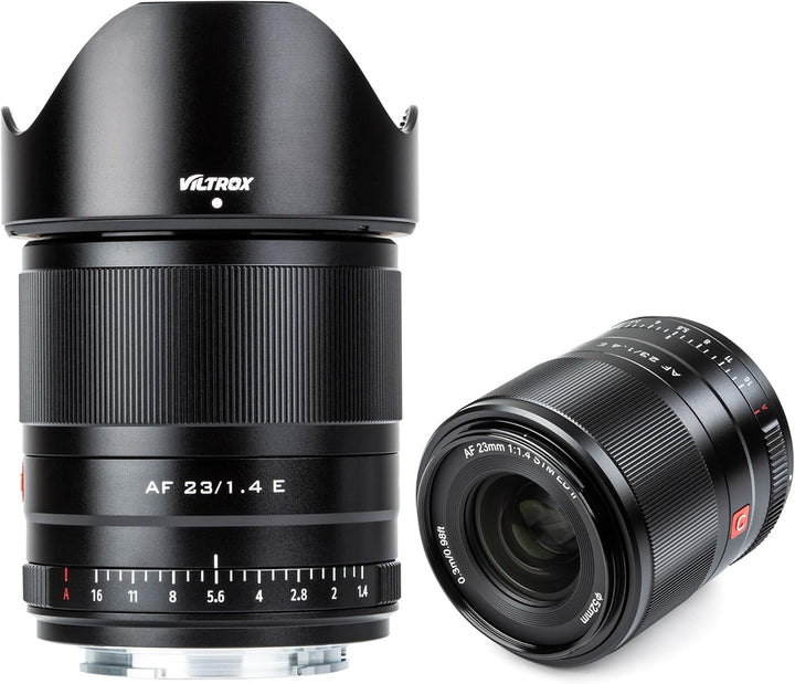 VILTROX AF 23mm F1.4 Prime Objektiv Autofokus für Sony E Mount Kameras(APS-C Format, Augen AF, einst