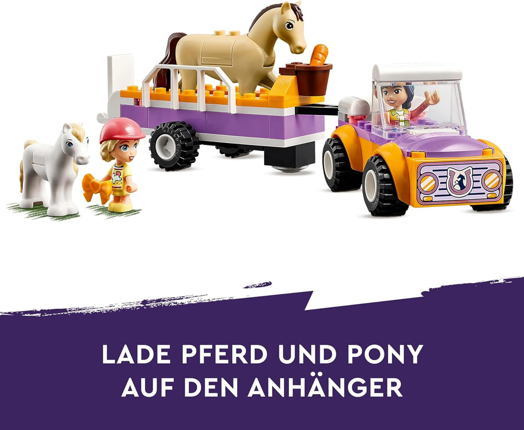 LEGO Friends Pferde- und Pony-Anhänger, Pferde-Spielzeug & 31140 Creator 3in1 Magisches Einhorn Spie