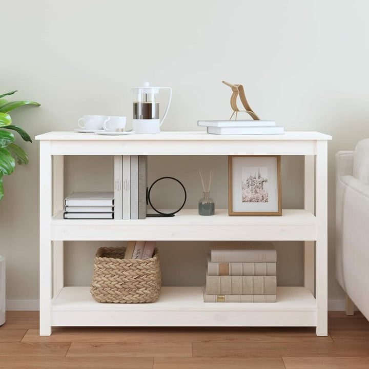 Tidyard Konsolentisch mit 3 Ablagen Konsole Beistelltisch Flurtisch Sideboard Ablagetisch Wandtisch
