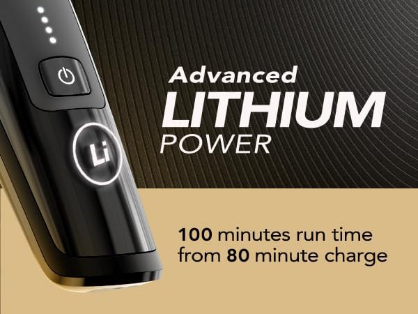 Wahl Manscaper Lithium Tief- und Körpertrimmer, vollständig wasserdicht, Nass-/Trockenanwendung, Sma