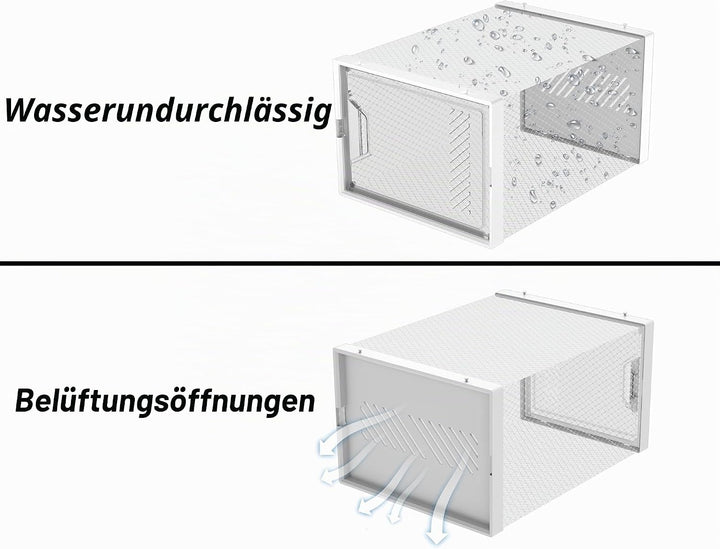 SIMPDIY Schuhboxen Stapelbar Transparent, 24er Pack Schuhkarton, Schuhaufbewahrung mit Deckel für Tu