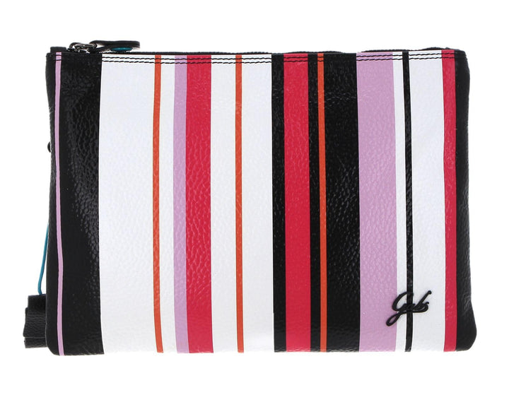 Gabs Beyonce TG ST. Multirighe + Ruga Bicolor Black Pochette M Toni Caldi + Nero + Fresia
