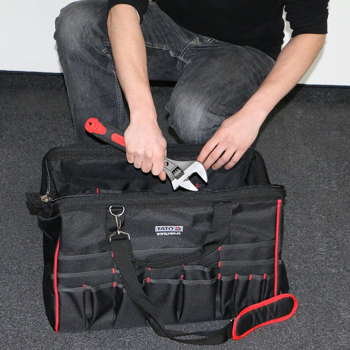 Werkzeugtasche mit 50 Fächern 49 x 26 x 34cm