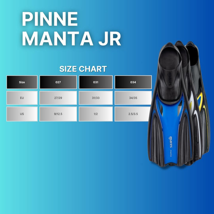 Mares Flosse Manta Junior Weiss 31/33, Weiss 31/33