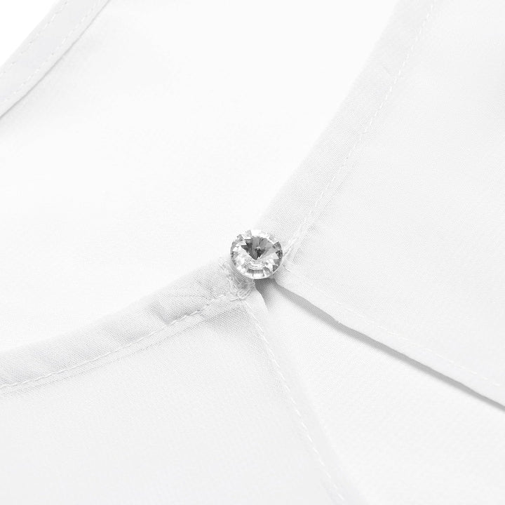 Bolerose weich Hochzeit Umhängetuch Abend Durchsichtiges Chiffon Überwurf Umhang Schultertuch Weiss