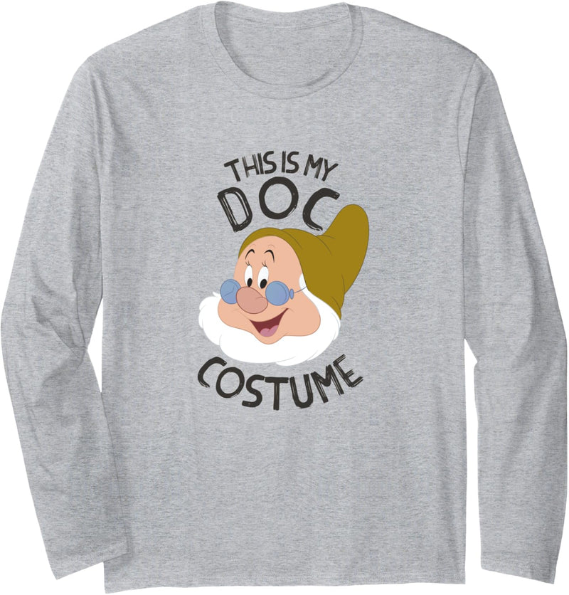 Disney Snow White This Is My Doc Costume Halloween Langarmshirt