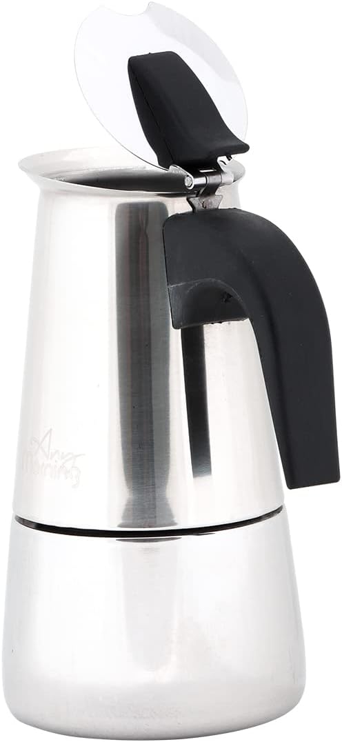 Any Morning Espressokocher | Espressokanne für alle Herdarten | inc. Induktion, Mokkakanne, Camping