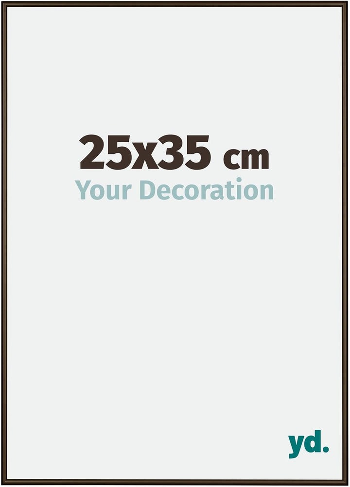 yd. Your Decoration - Bilderrahmen 25x35 cm - Bilderrahmen aus Aluminium mit Acrylglas - Antireflex