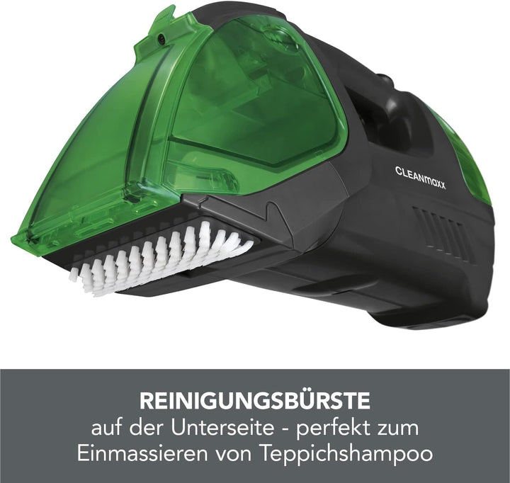 CLEANmaxx Polster- & Teppichreiniger | kabellos, tragbar und handlich | geeignet für Polstermöbel, M